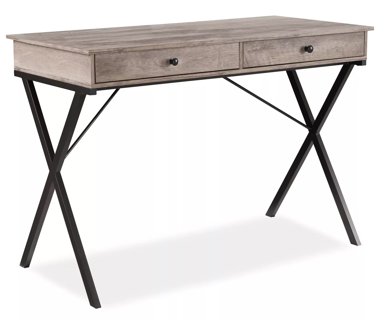 Real Living Rustic 2-Drawer Writing Desk - Image 3