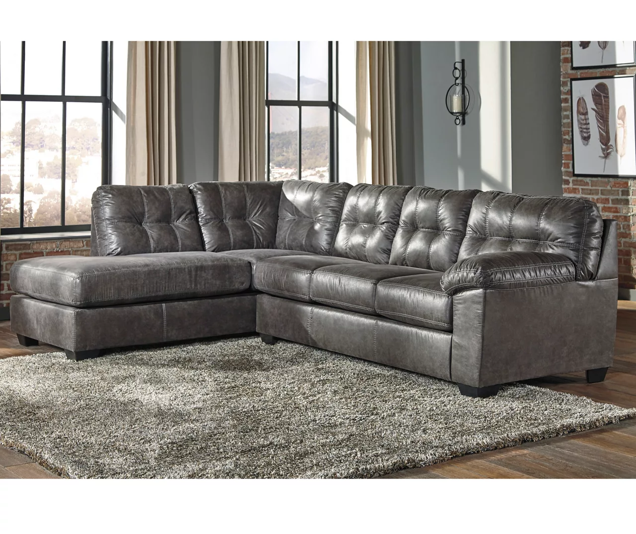 Signature Design By Ashley Fallston Living Room Sectional