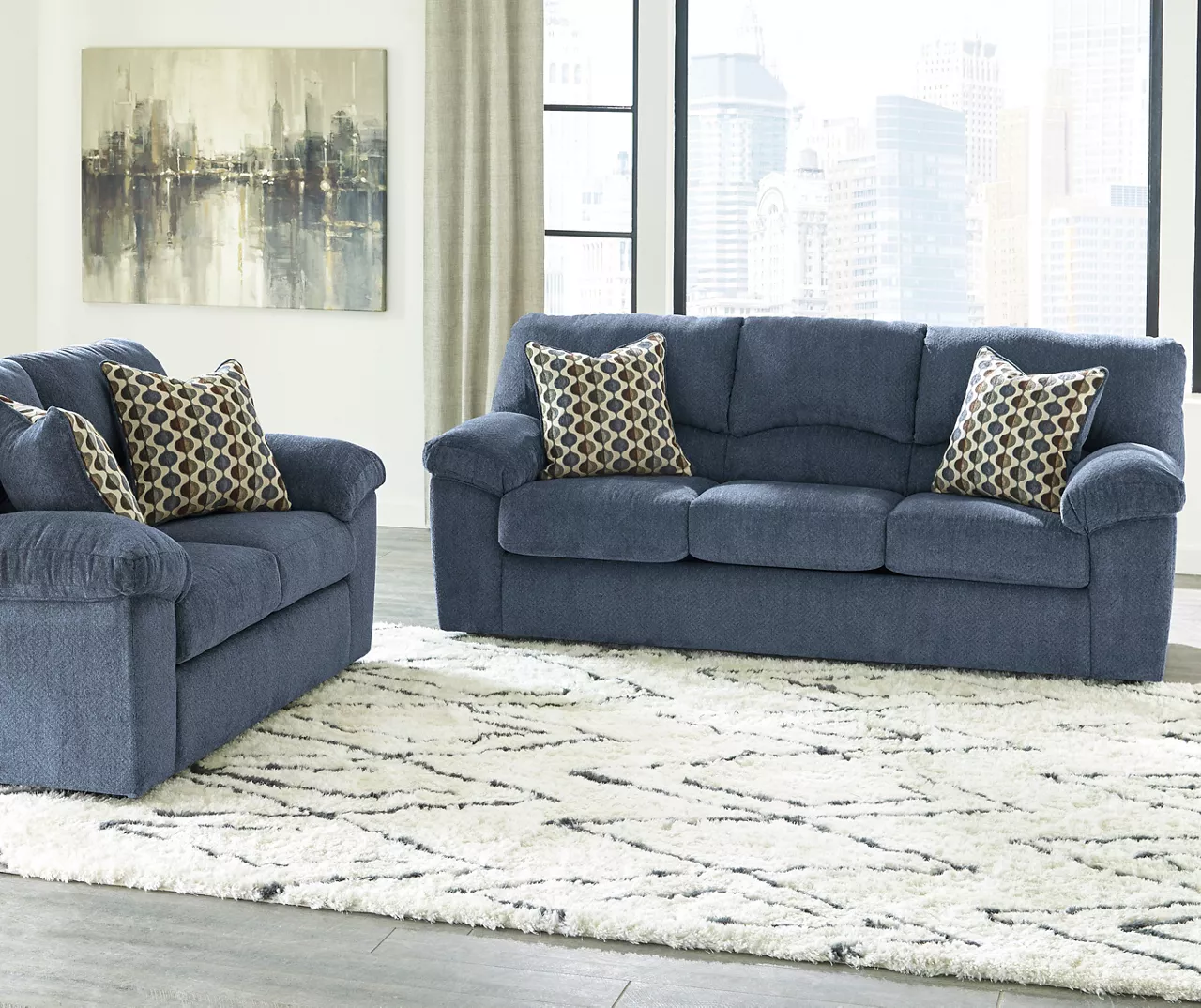 Signature Design By Ashley Pindall Loveseat - Image 6