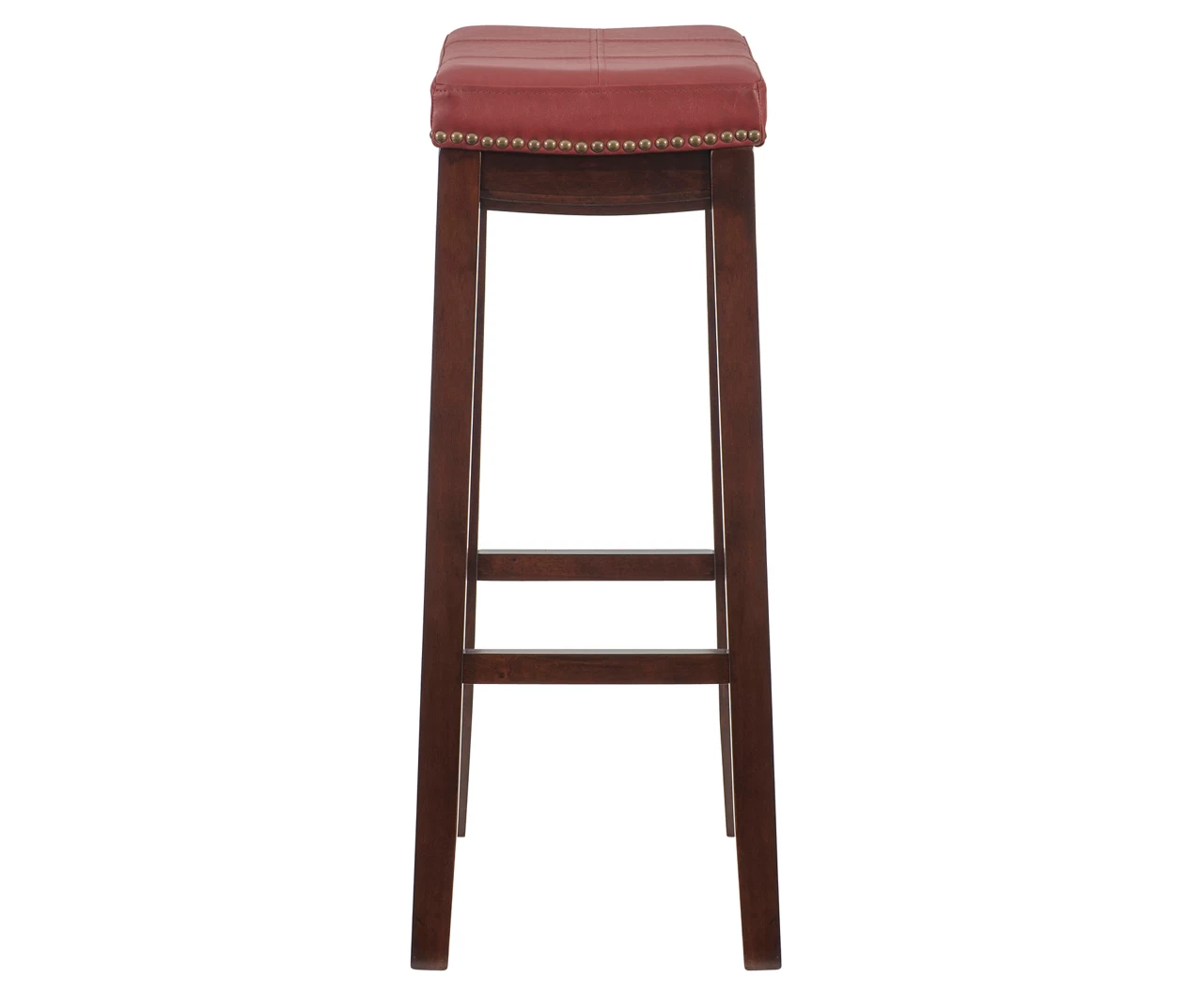 30" Brooke Red Saddle Barstool - Image 6