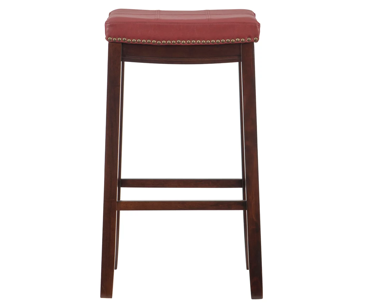 30" Brooke Red Saddle Barstool - Image 7