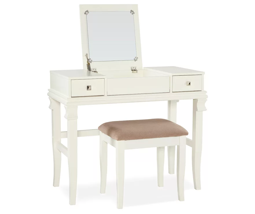 Martha Mirror Vanity Set With Stool - Image 6