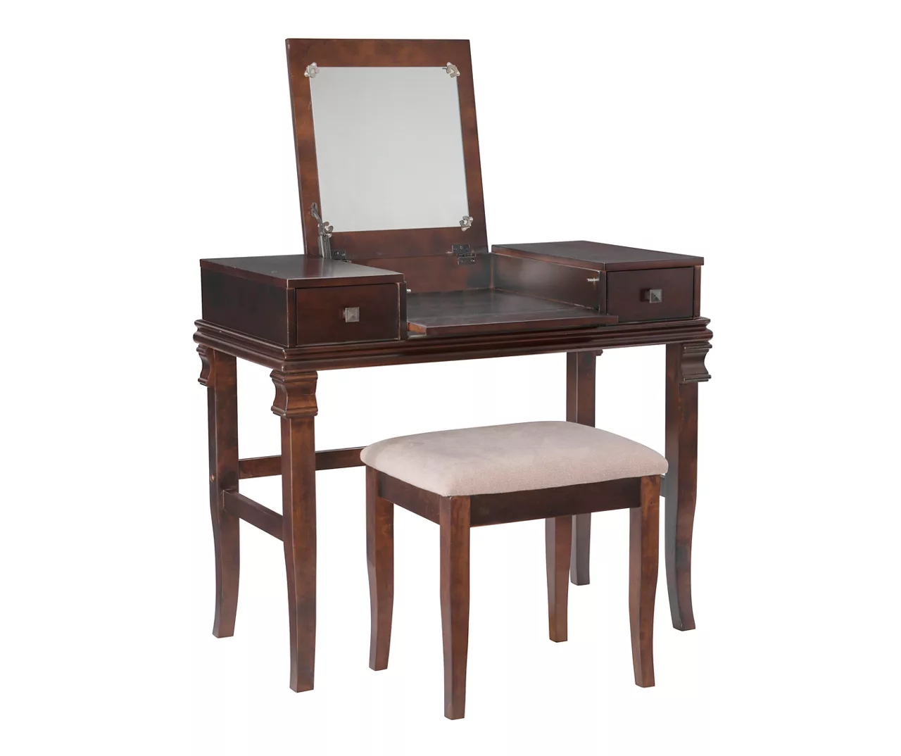 Martha Mirror Vanity Set With Stool - Image 19