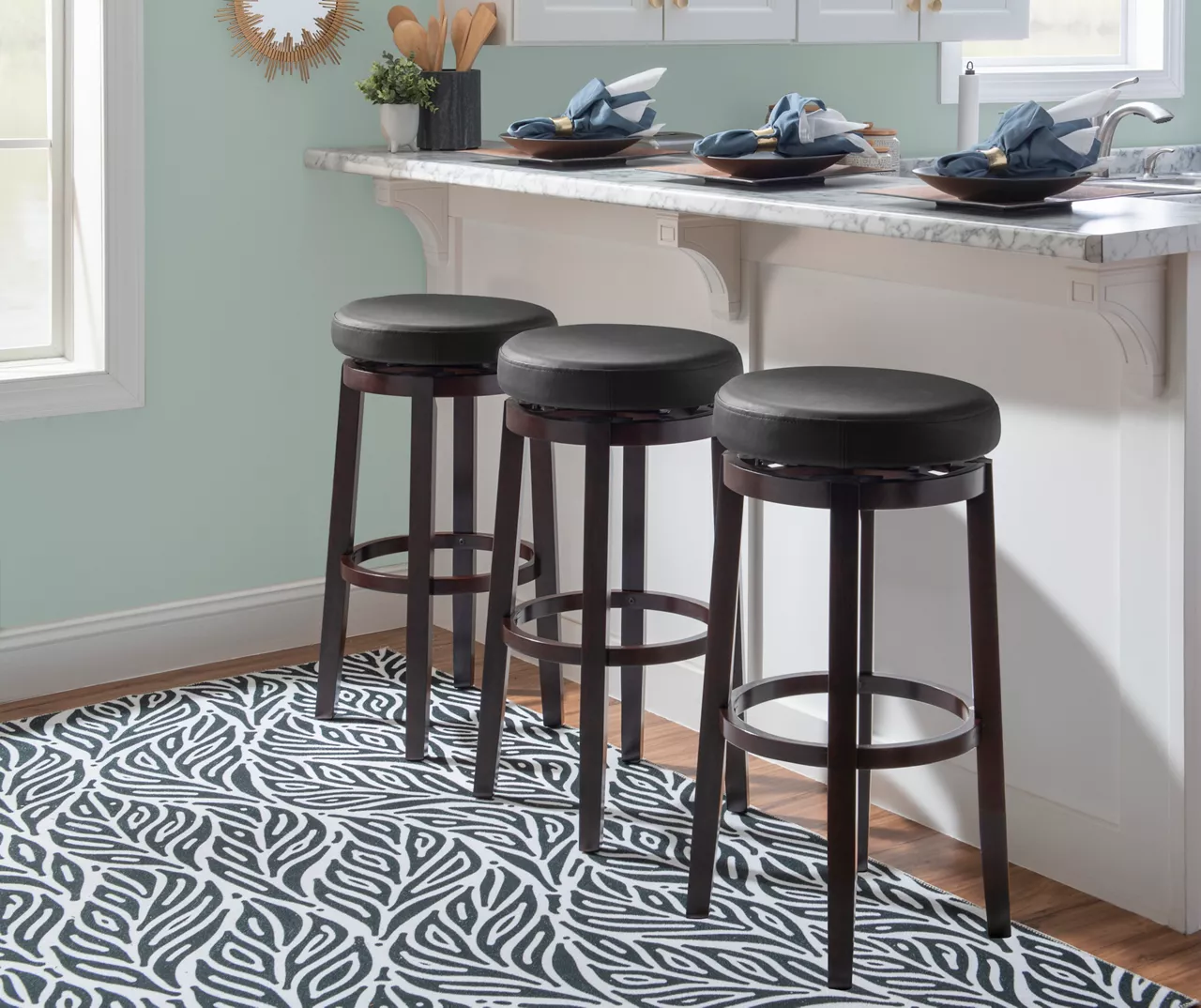 Clea Faux Leather Bar/ Counter Stools - Image 19