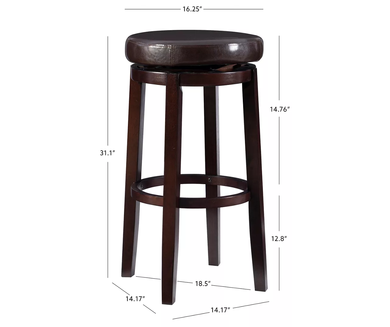 Clea Faux Leather Bar/ Counter Stools - Image 10