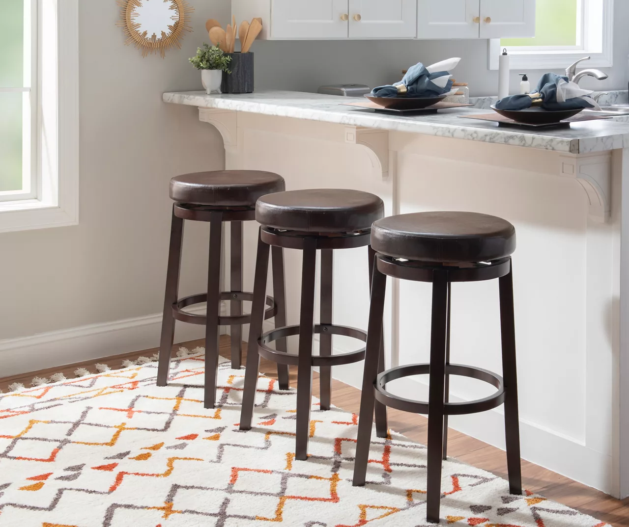 Clea Faux Leather Bar/ Counter Stools - Image 13