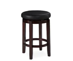 24" Clea Black Counter Stool