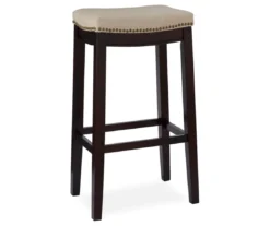 31" Clay Walnut Pub Barstool