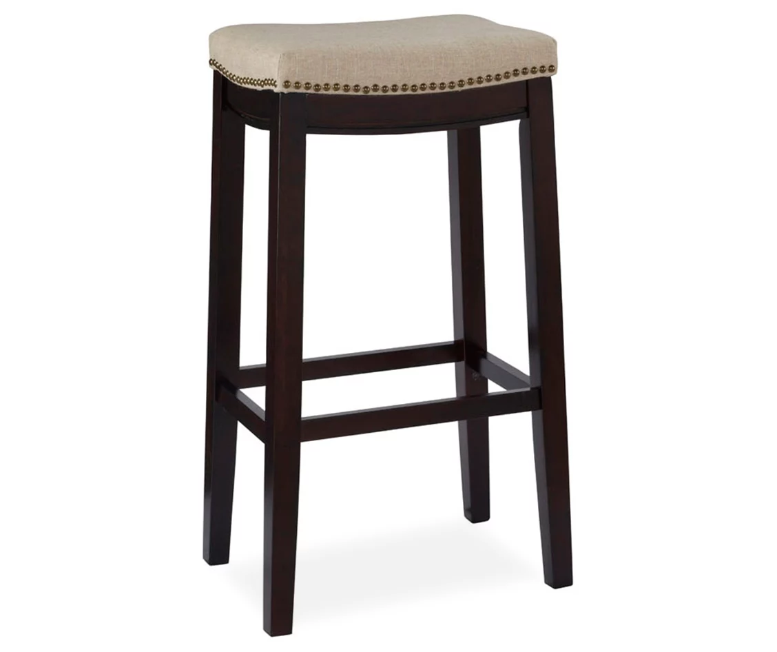31" Clay Walnut Pub Barstool