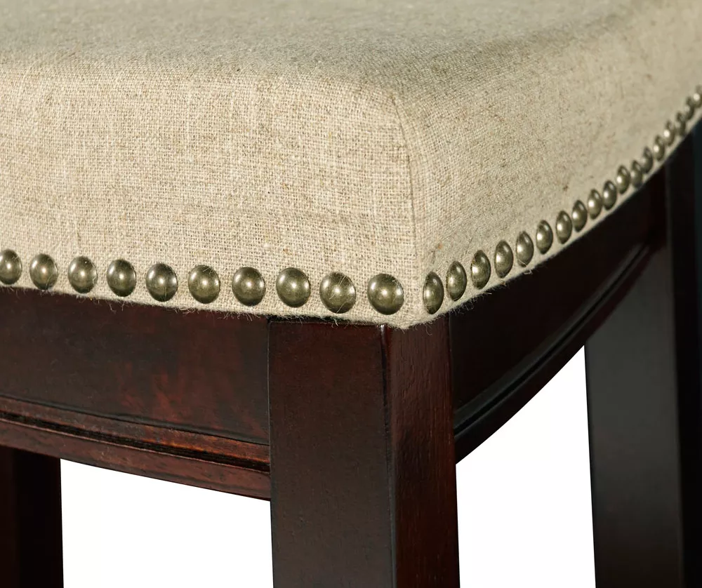 31" Clay Walnut Pub Barstool - Image 4