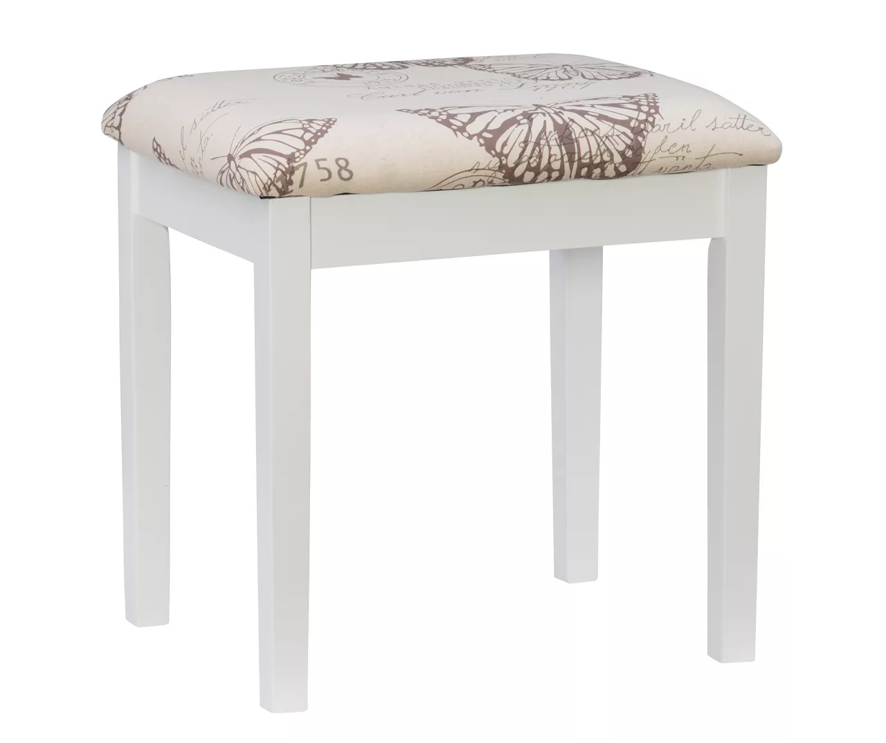 Butterfly Mirror Vanity Set With Stool - Image 7