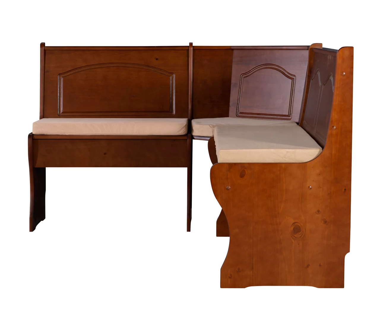 Beige Microfiber Cushion Set For Breakfast Nook - Image 9