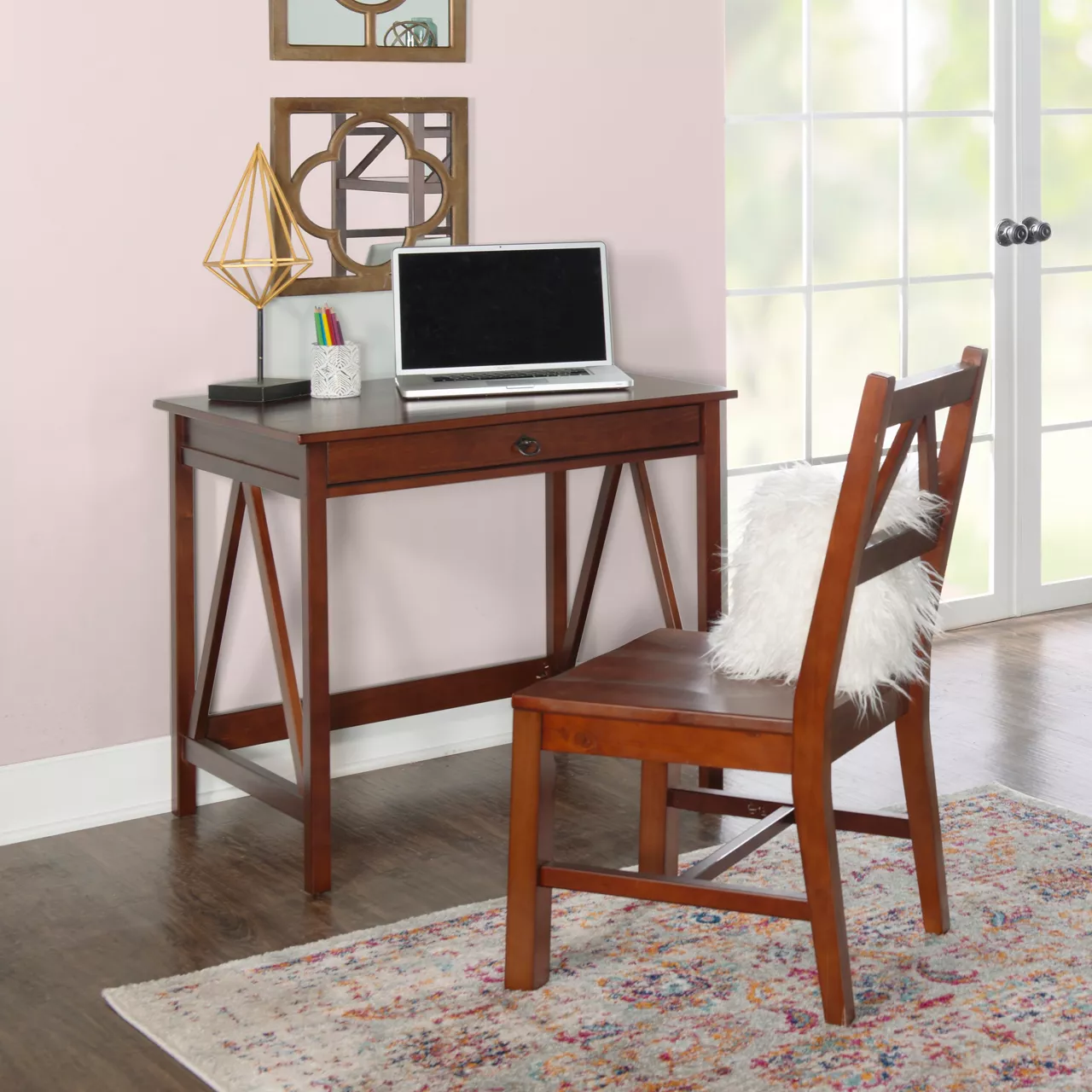 Rockford Antique Tobacco Dining Chair - Image 2