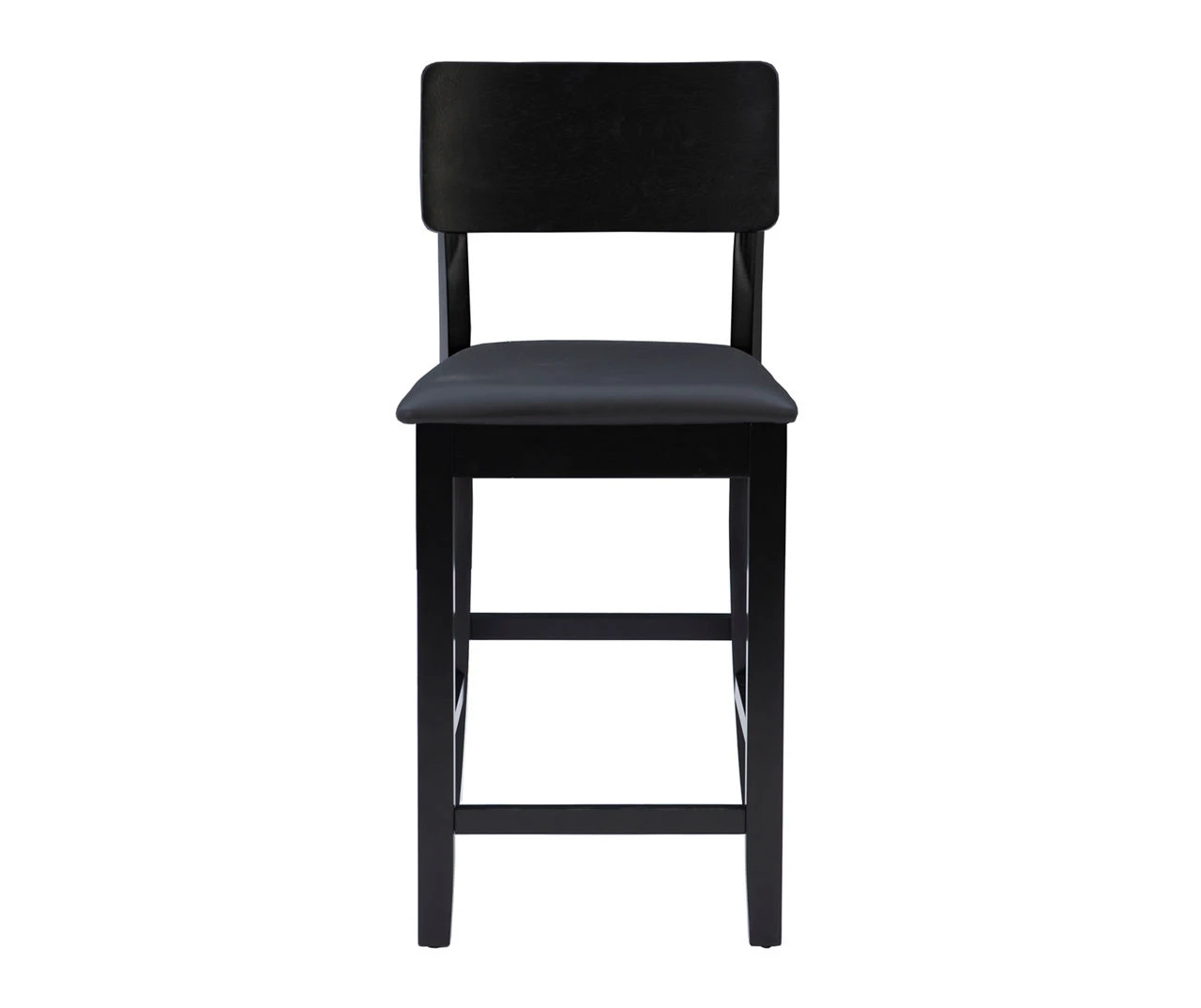 24" Black Contemporary Counter Stool - Image 5