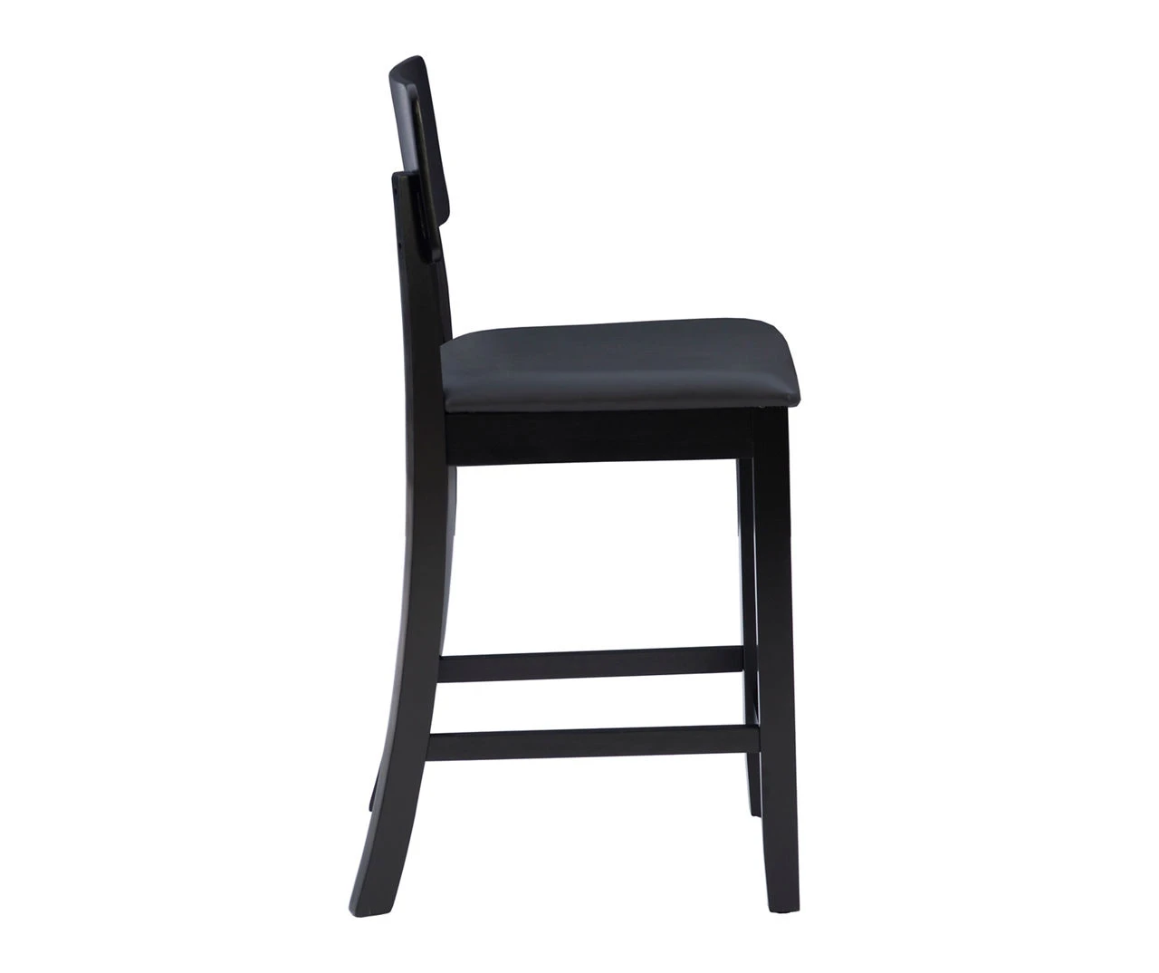 24" Black Contemporary Counter Stool - Image 8