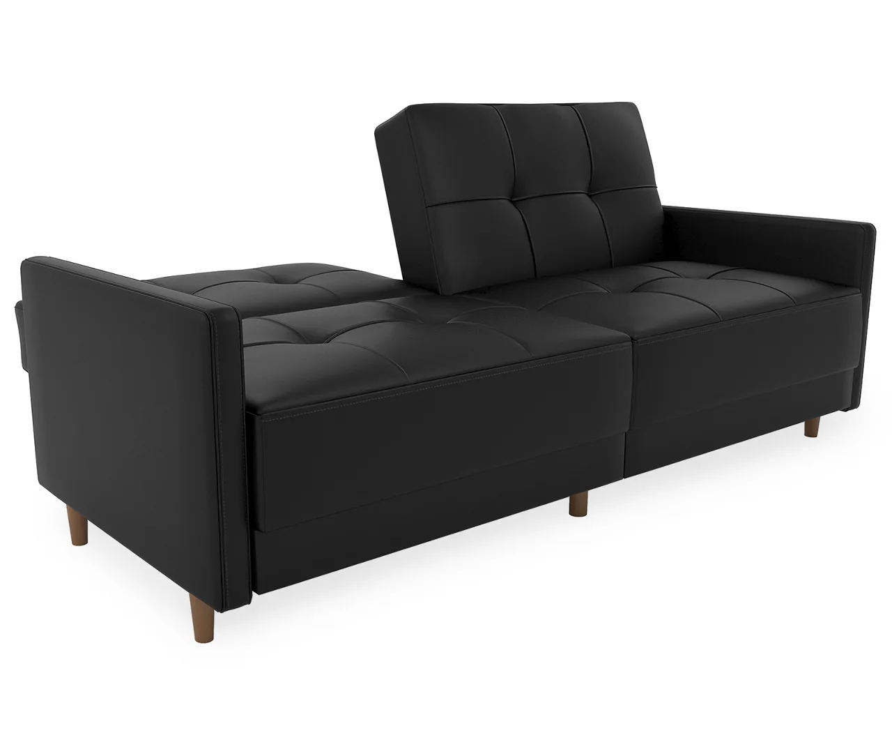 Ameriwood Avianna Faux Leather Coil Futon - Image 12