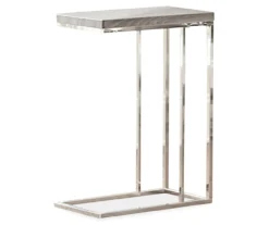 Lucia Gray-Brown Chairside End Table