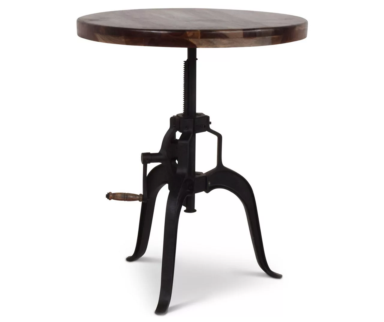 Sparrow Round Adjustable-Height Crank Table - Image 2