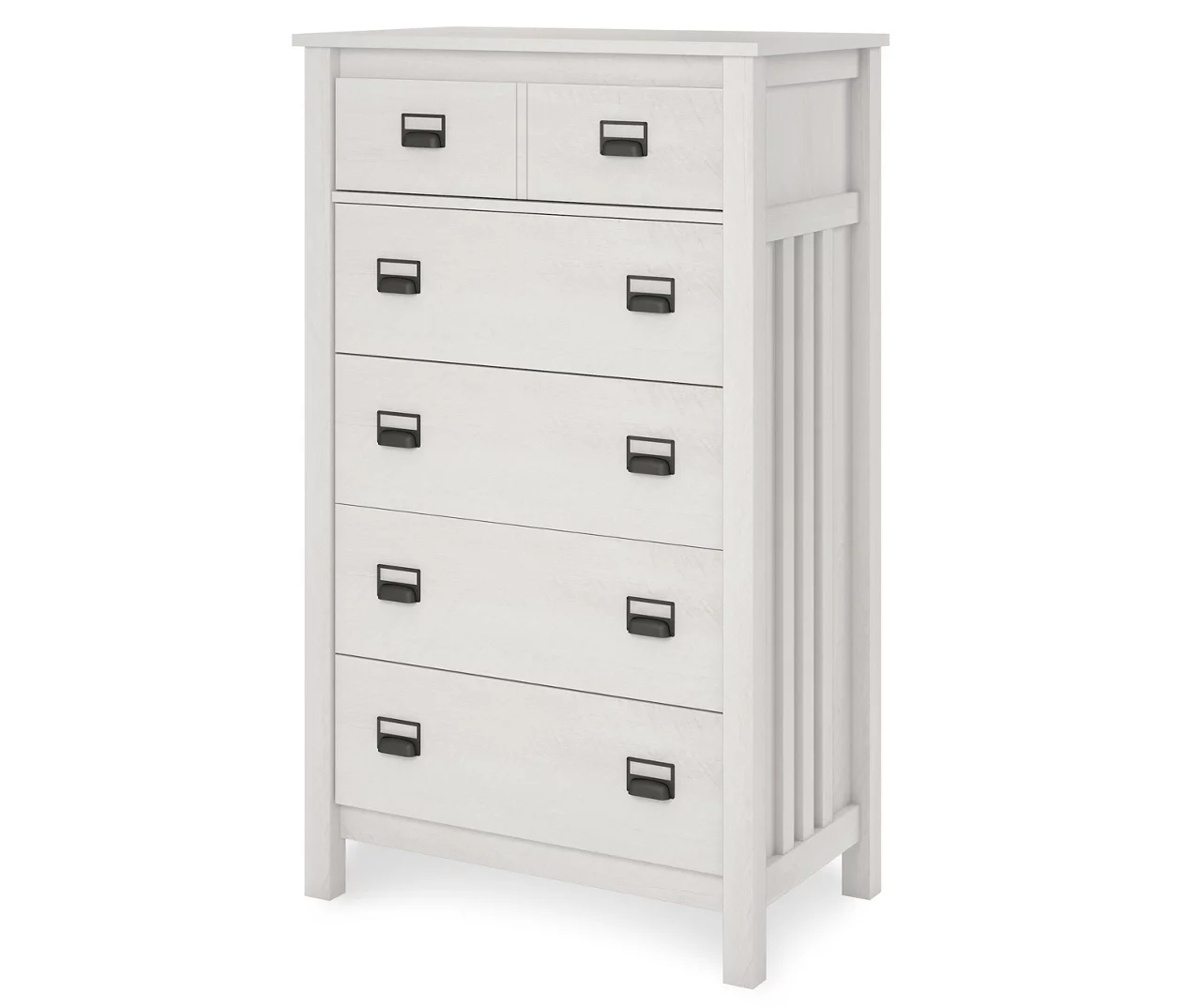 Deveronne Ivory Oak 5-Drawer Dresser