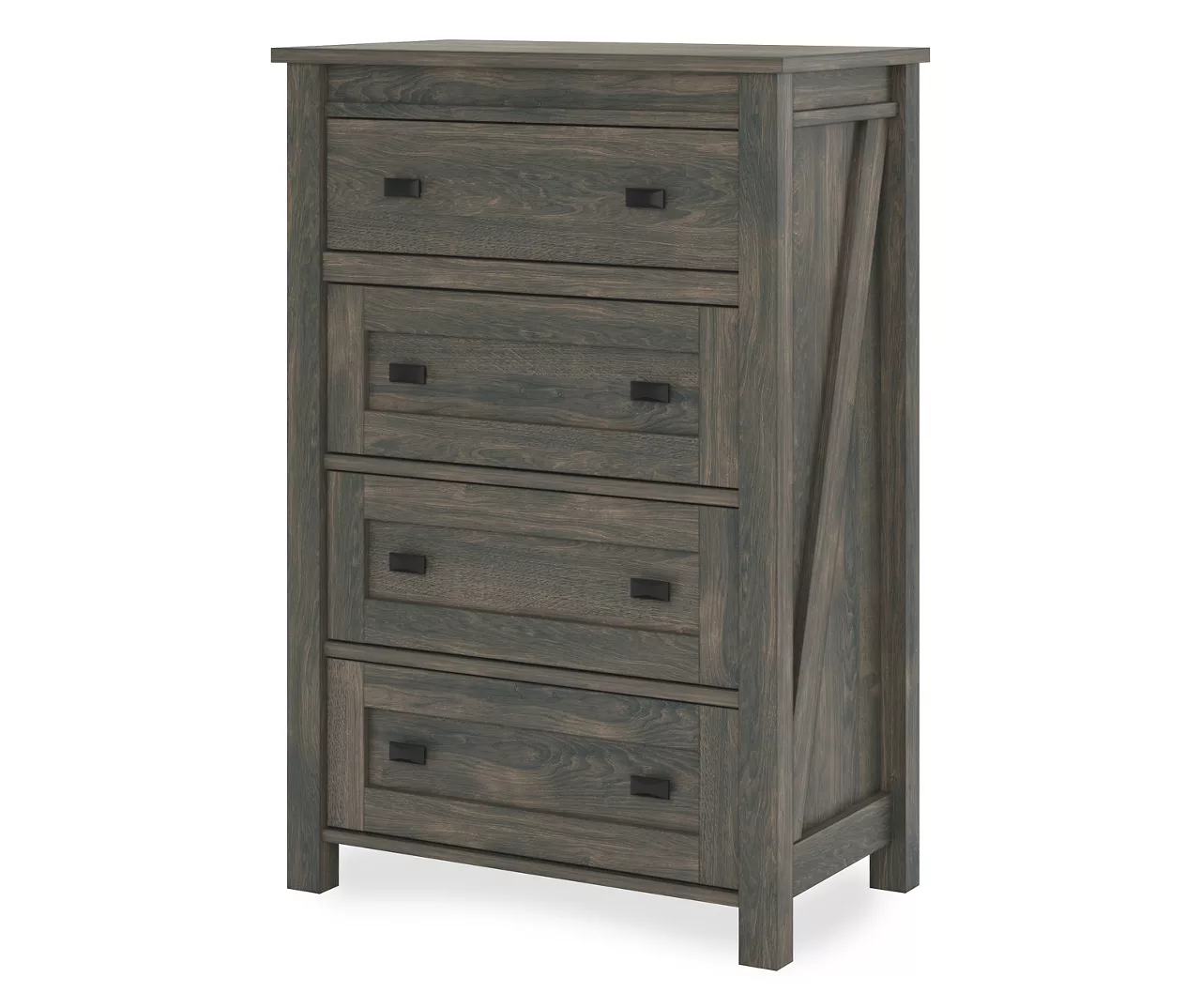 Century Lane Weathered Oak 4-Drawer Dresser - Image 2