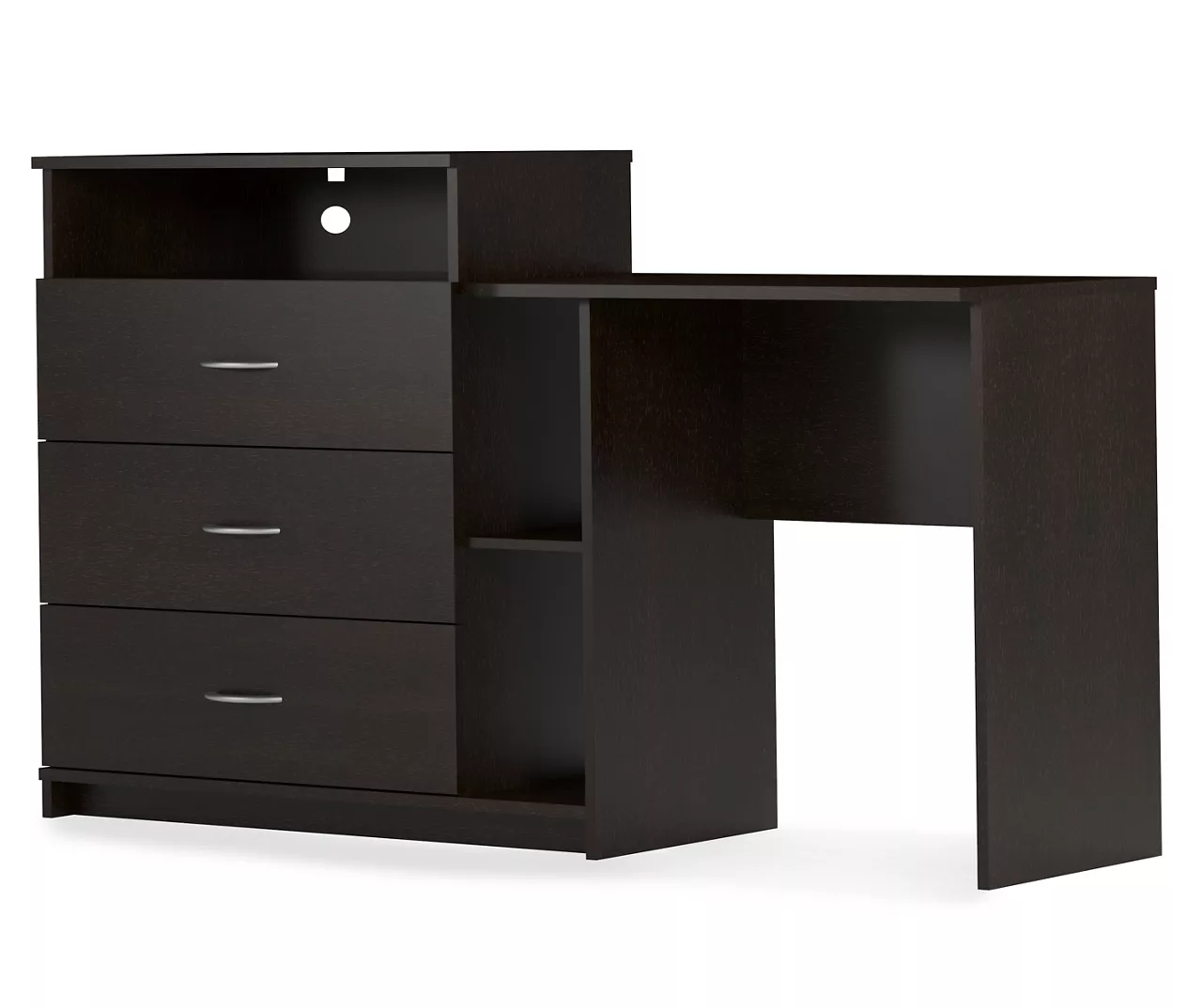 Chevil Espresso Media Dresser & Desk - Image 3