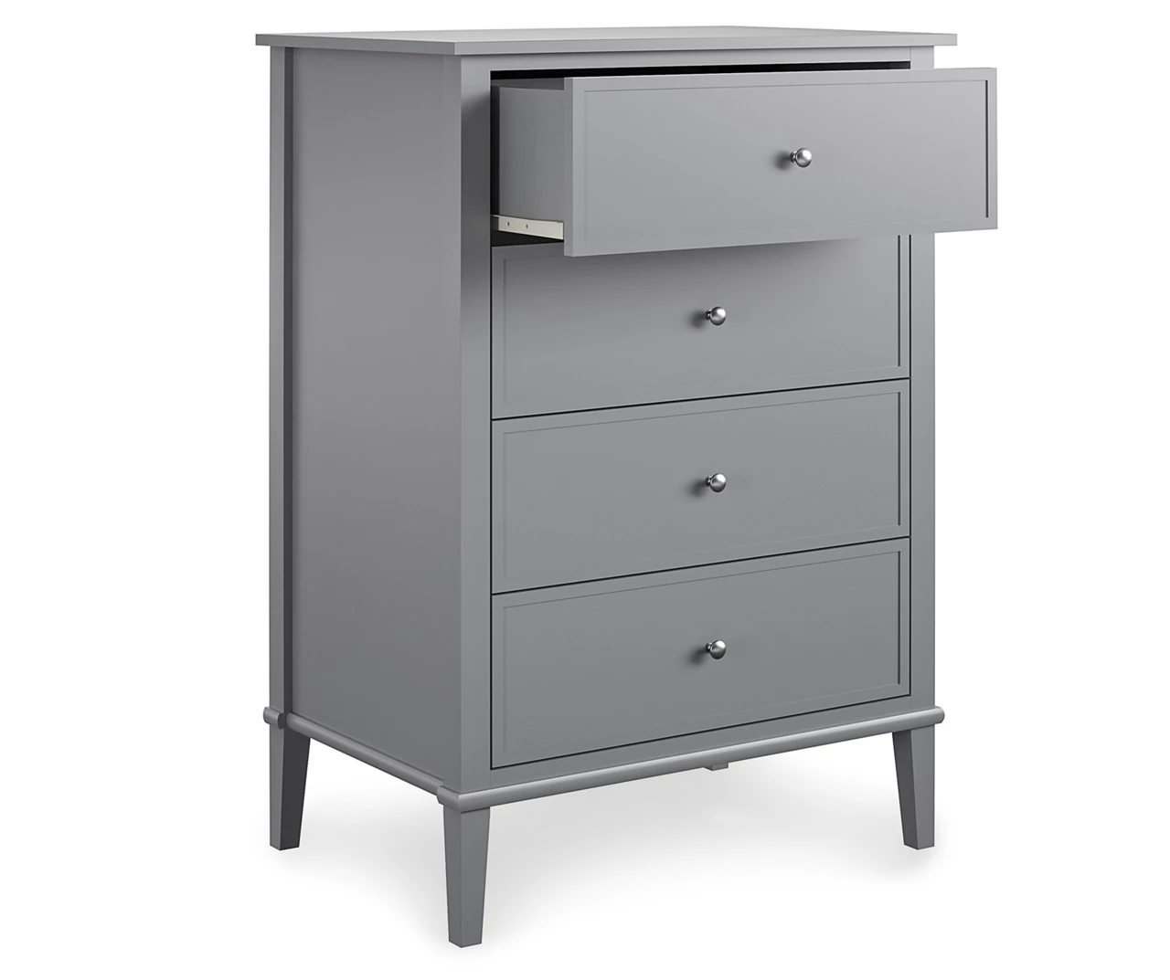 Somerville Gray 4-Drawer Dresser - Image 2