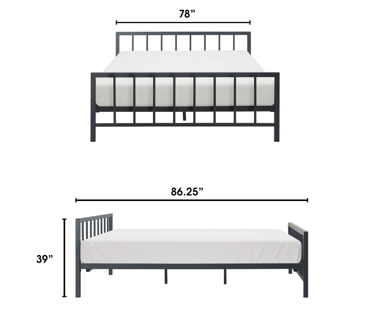 Black Evans King Platform Bed - Image 12