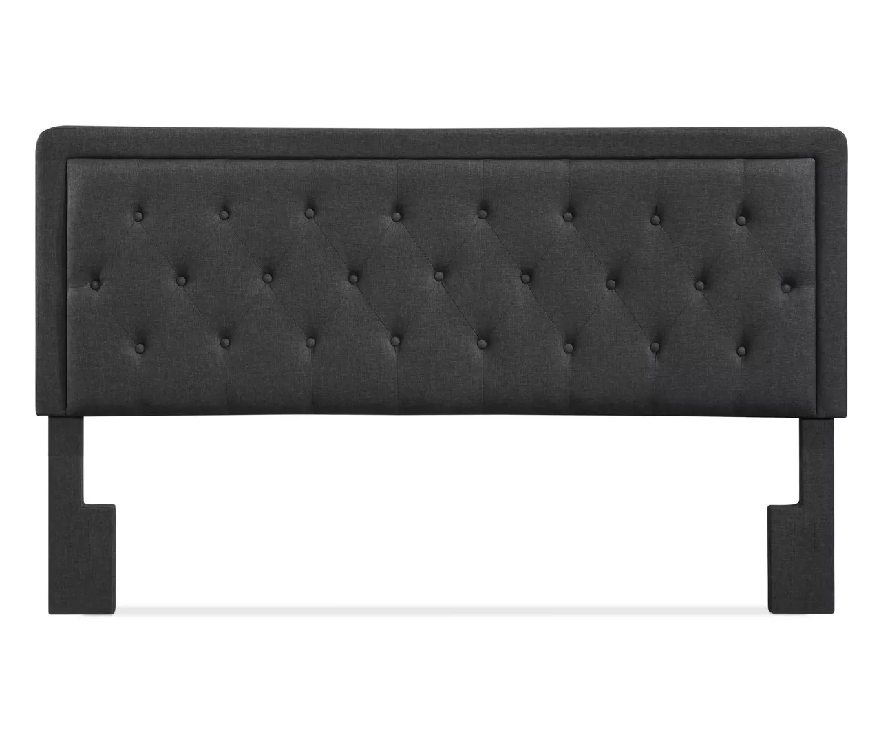 Charcoal Gray Amery Upholstered King Headboard - Image 2