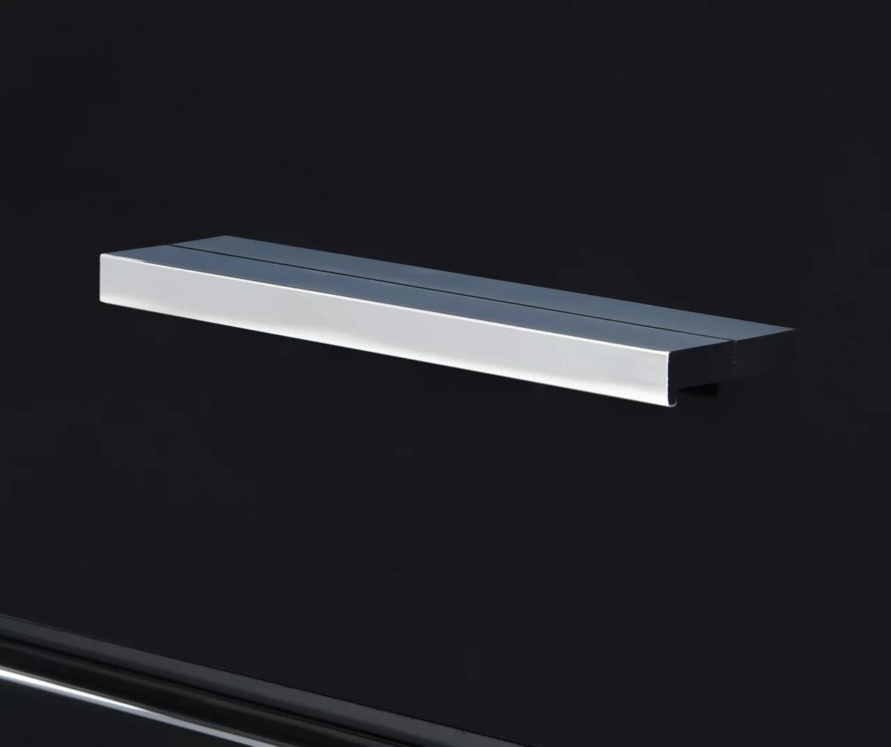 Black Hudson 2-Drawer Wood Nightstand - Image 8