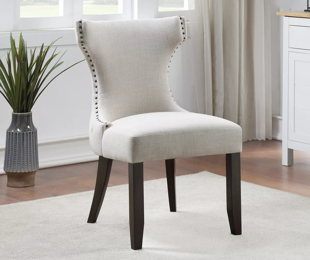 Eden Nailhead Upholstered Chair - Image 3