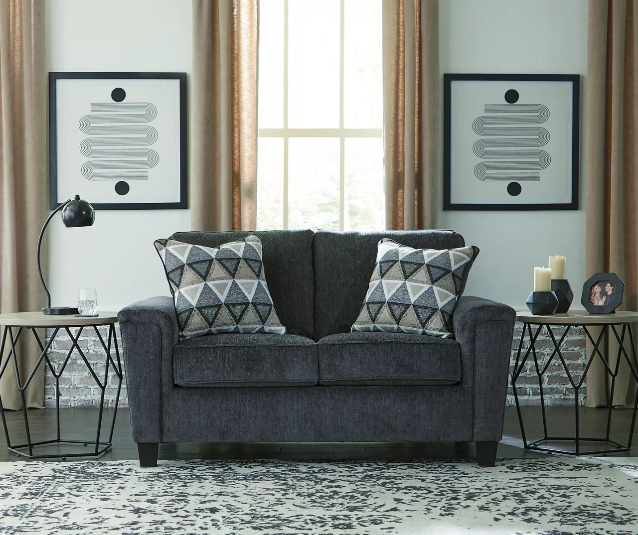 Abinger Smoke Loveseat - Image 3