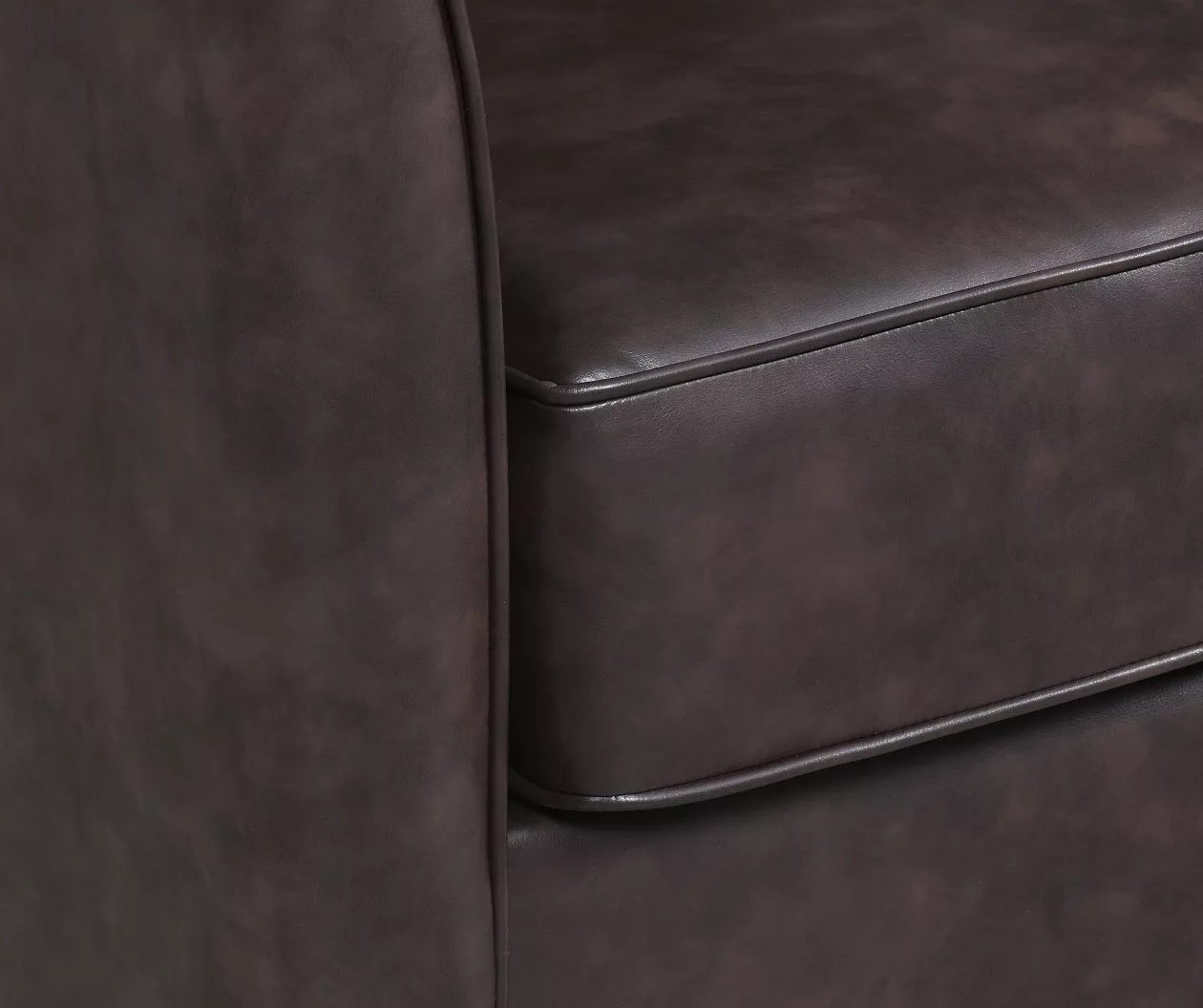 Willow River Hammond Faux Leather Swivel Accent Chair - Image 6