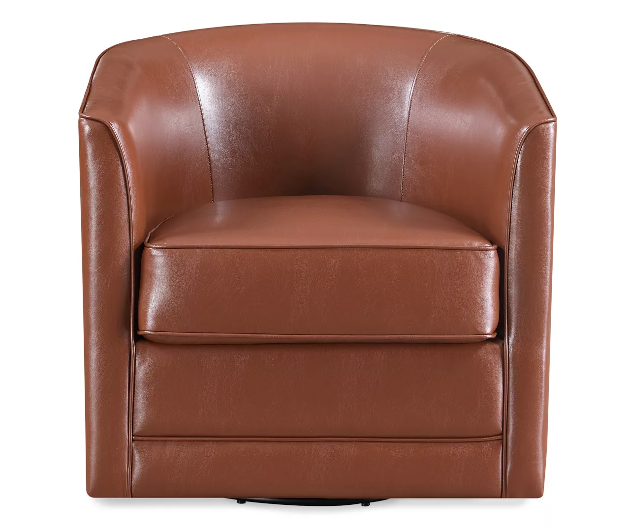 Willow River Hammond Faux Leather Swivel Accent Chair - Image 2