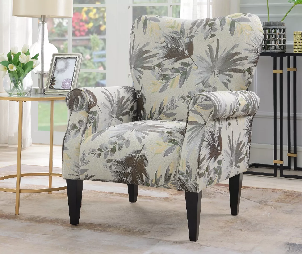 Willow River Lincoln Floral Accent Chair - Image 6