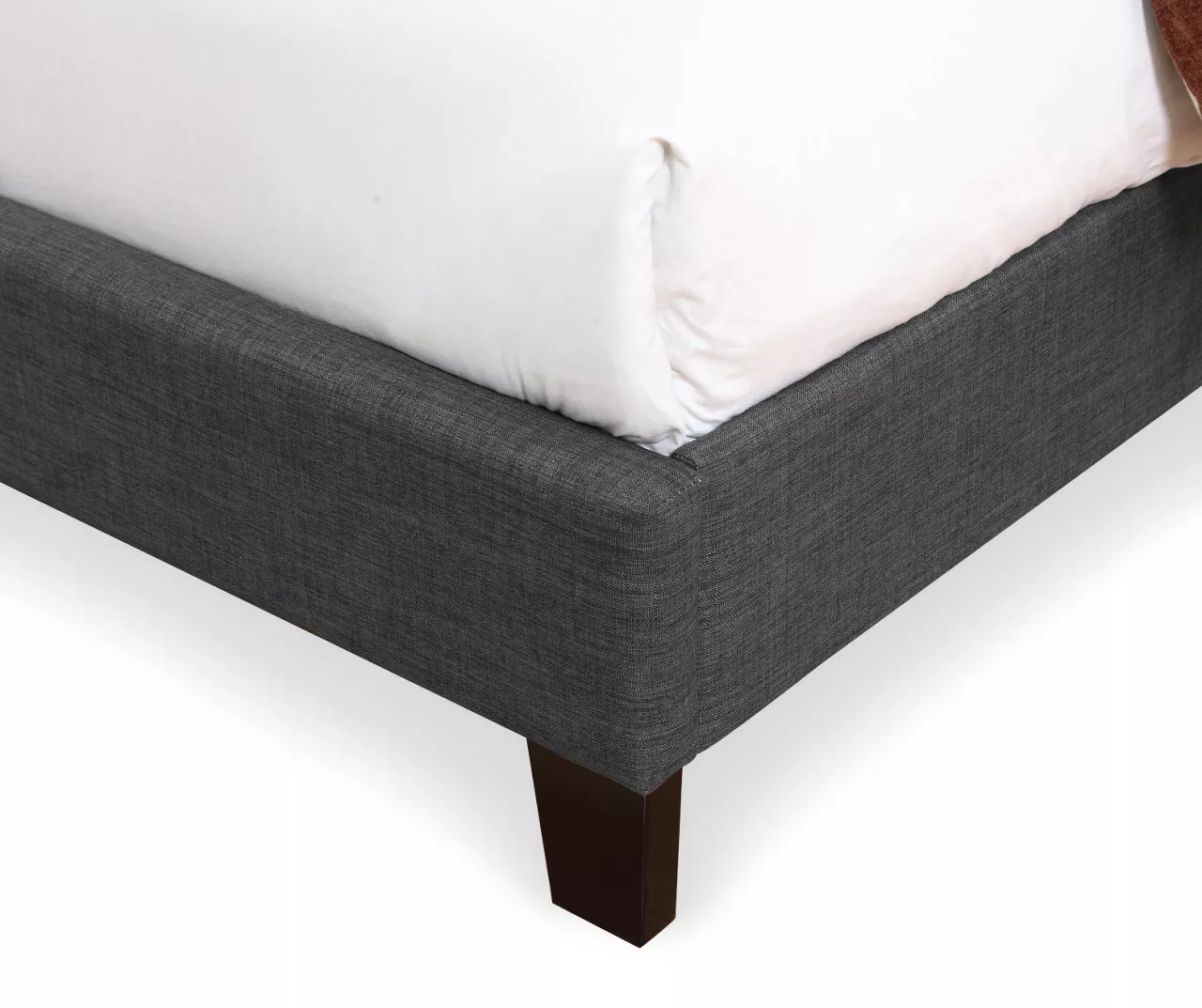 Lombard Charcoal Gray Full Upholstered Bed - Image 6