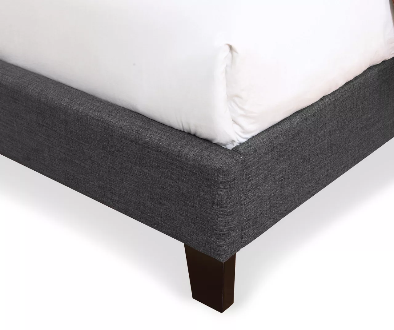 Lombard Charcoal Gray Queen Upholstered Bed - Image 6