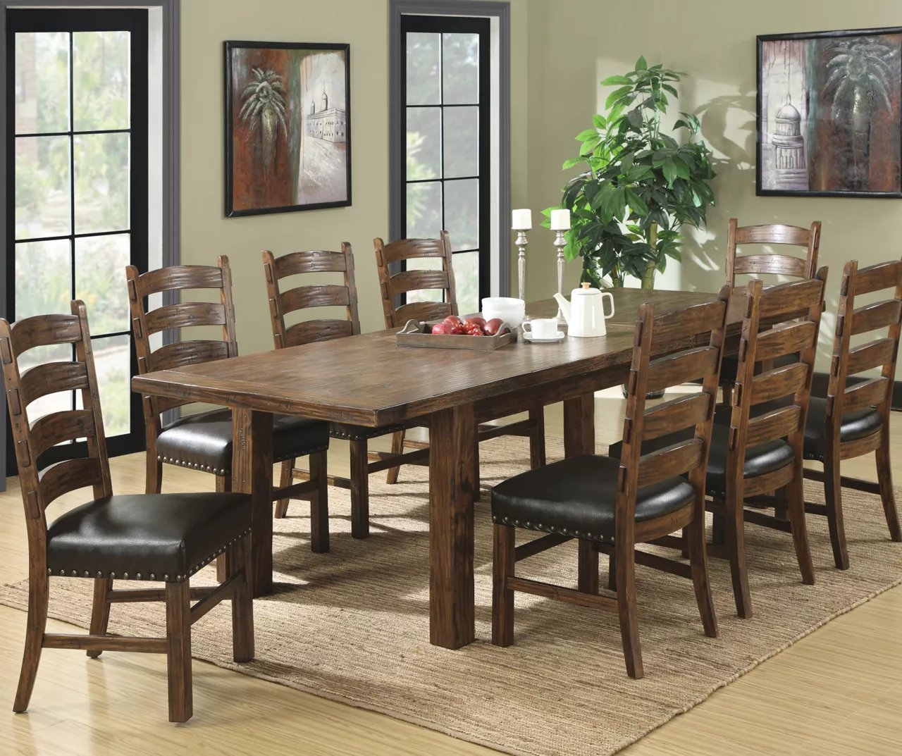 Napa Ladder Back Dining Chairs, 2-Pack - Image 2