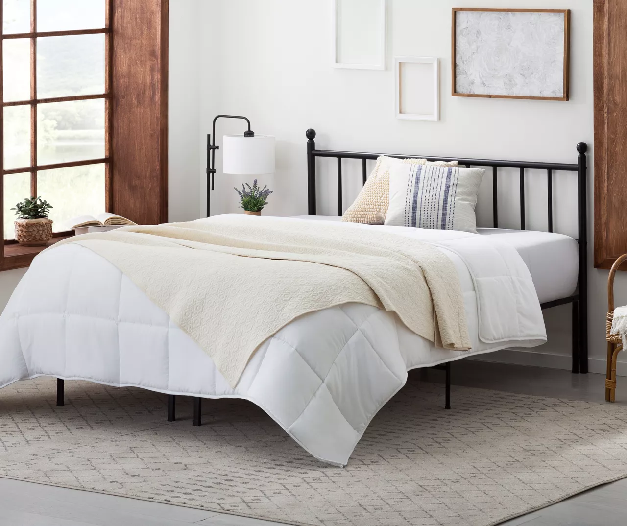 Brookside Vertical Bar Metal Headboard - Image 4