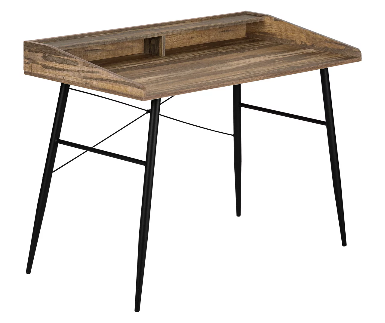 2-Cubby Computer Desk With Hutch - Image 2