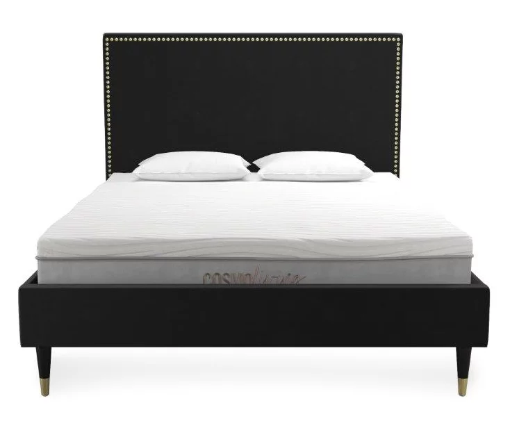 CosmoLiving Audrey Velvet King Bed - Image 9