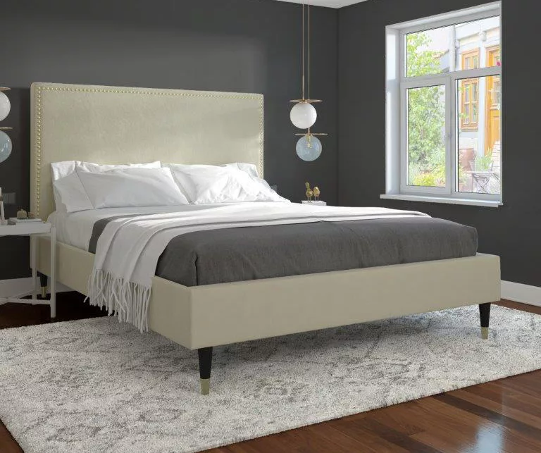 CosmoLiving Audrey Velvet King Bed - Image 5