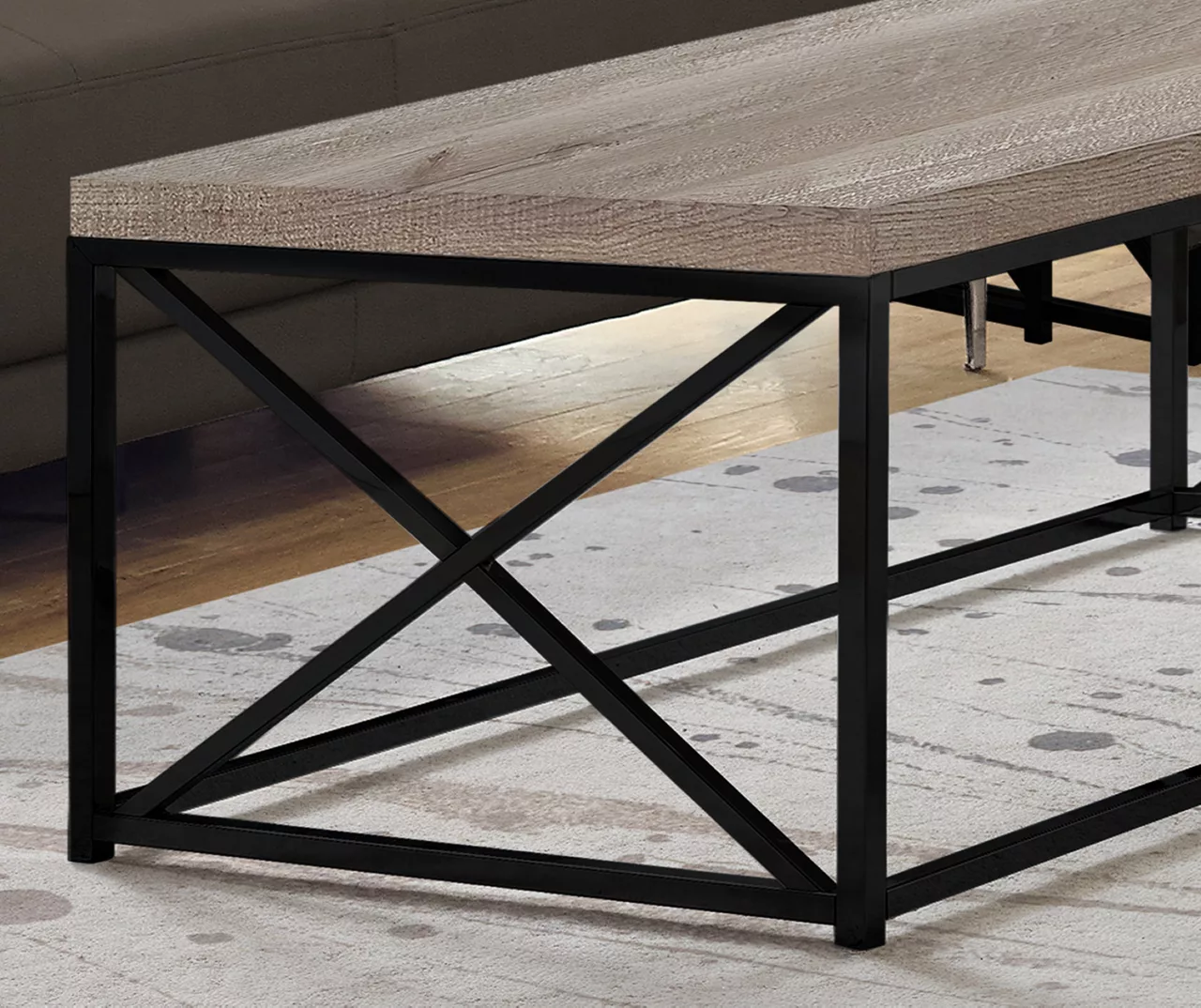 Monarch Reclaimed Wood Look Coffee Tables - Image 5