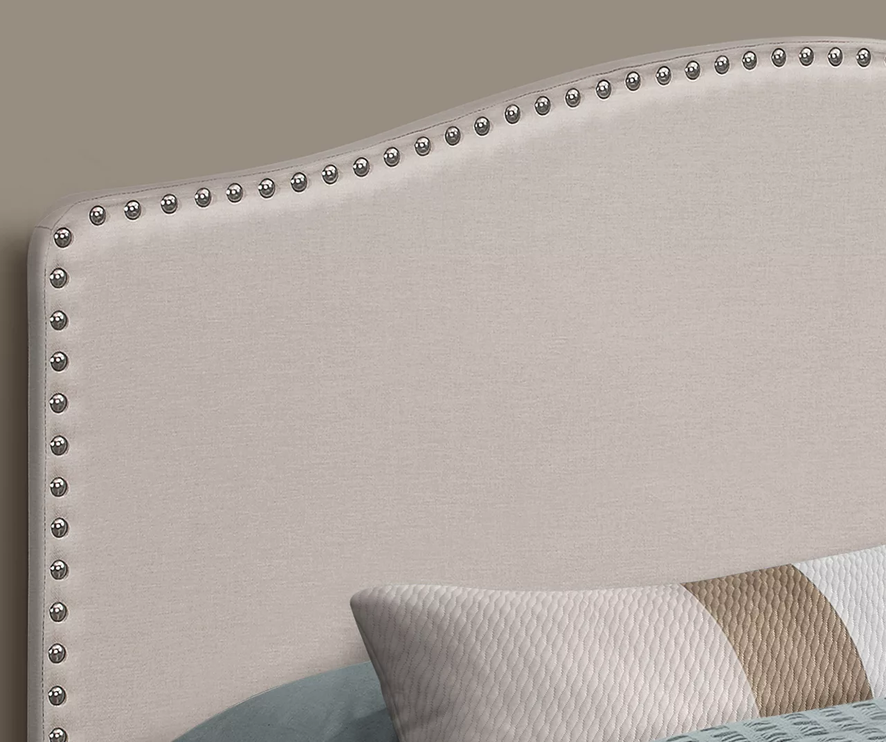 Monarch Linen Nailhead Trim Headboard - Image 20