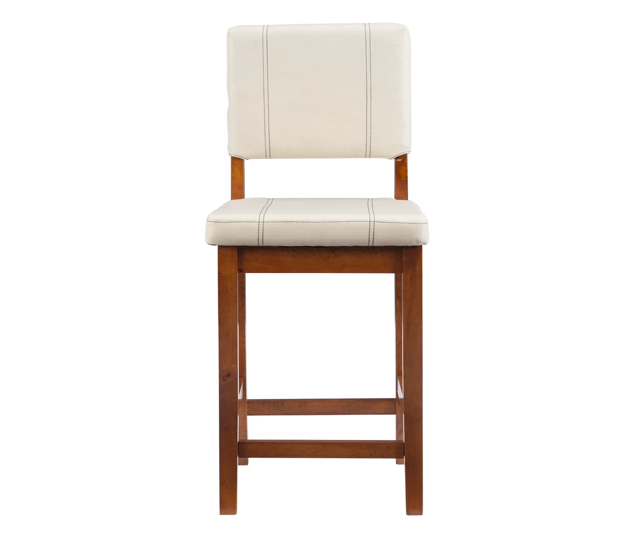 Jackson Cream Upholstered Wood Counter Stool - Image 7