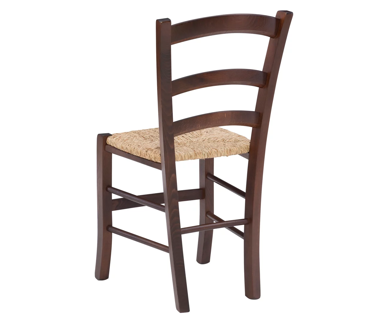 Bordeaux Walnut Handwoven Ladder Back Side Chairs, 2-Pack - Image 9