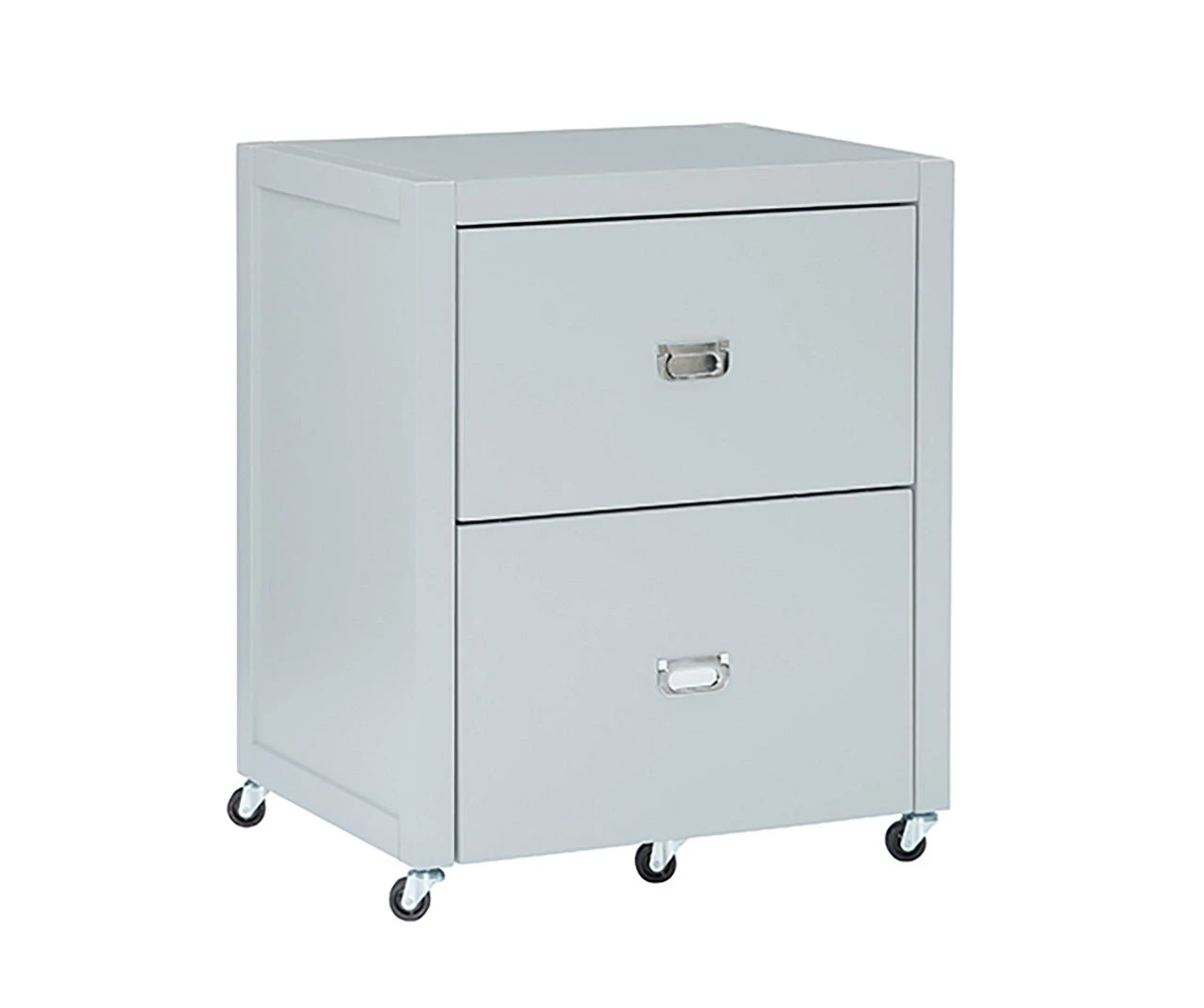 Kari Gray 2-Drawer Rolling Filing Cabinet