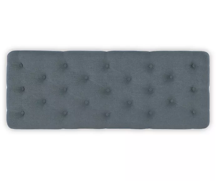 Claire Linen Upholstered Rolling Bench - Image 6