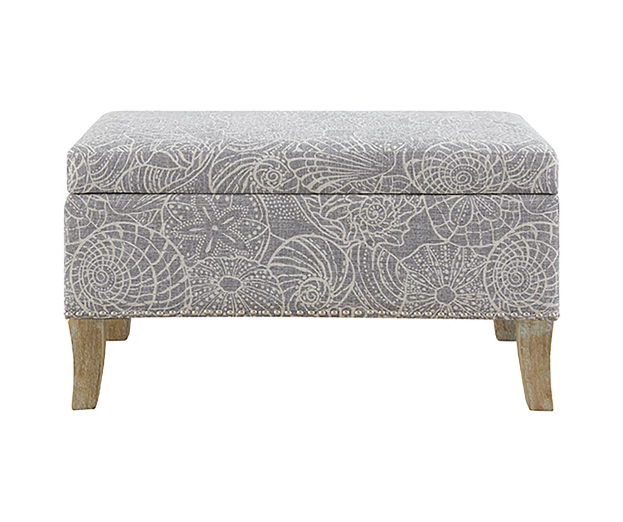 Lisa Seashell Storage Ottoman - Image 3