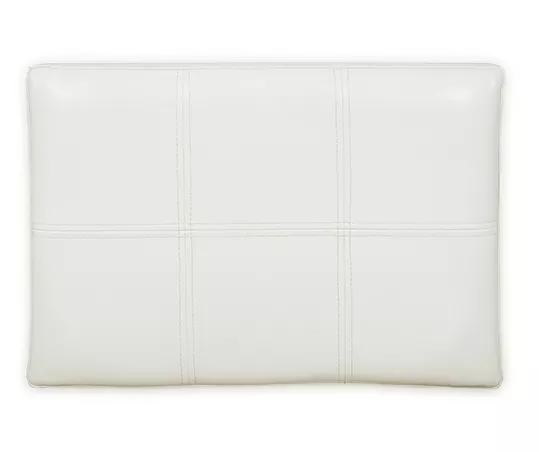 32" Brooke White Backless Counter Stool - Image 4