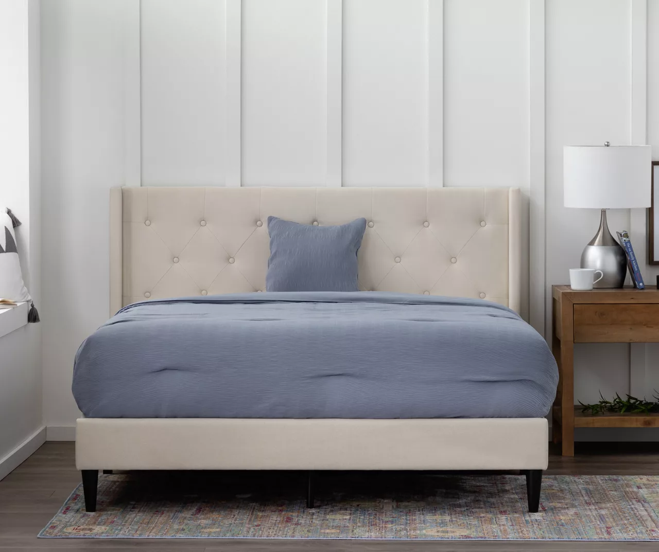 Brookside Isabelle Upholstered Wingback Bed - Image 2